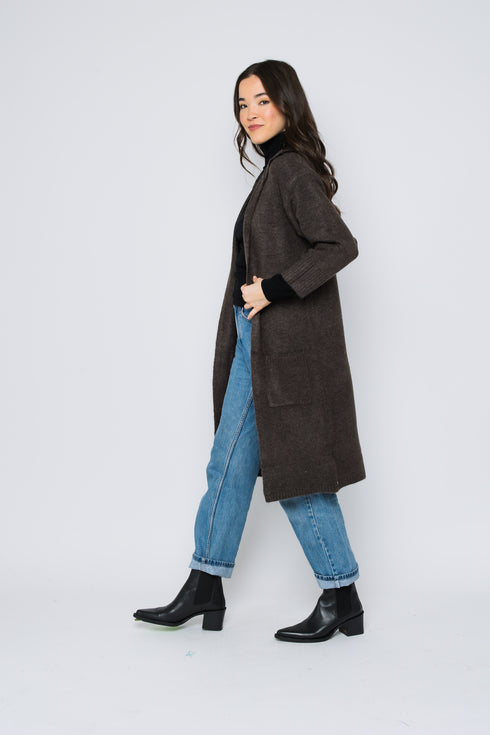 Vivian-Open Maxi Cardigan